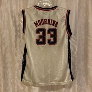 Reebok Authentics New Jersey Nets Alonzo Mourning Jersey Size Youth XL (18-20)🔥